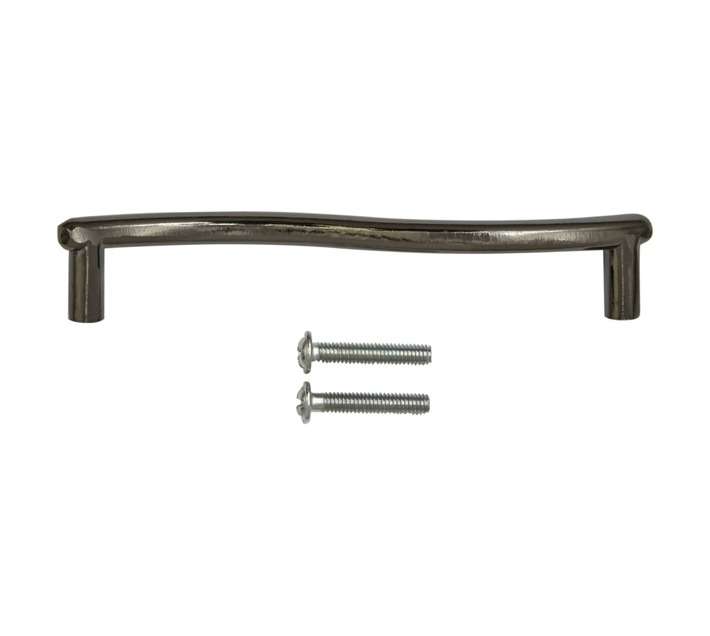 Home and Kitchen Curve Handle - Black Nickel (96mm)