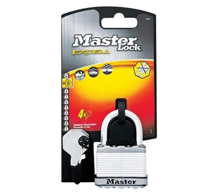 Master Lock Excell Padlock - Laminated Cover Oct (50mm)