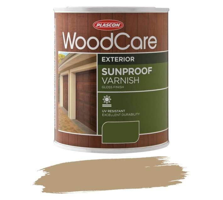Plascon Woodcare Sunproof Gloss - Light Oak (1L)