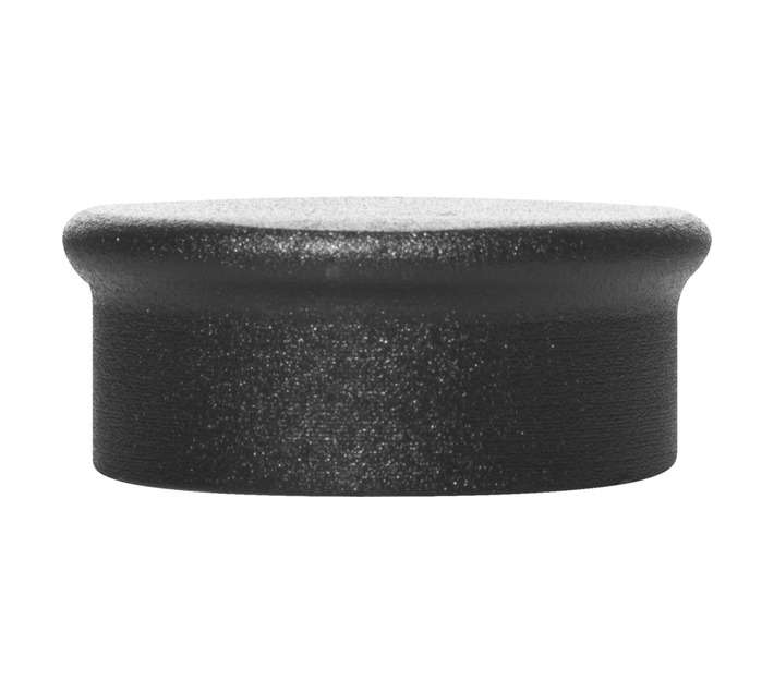 Design House 2 x End Caps - Black (28mm)