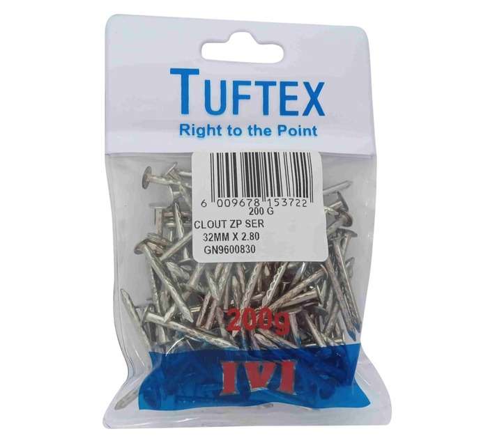 Unbranded Zinc Plated Clout Nails (32 x 2.80mm)