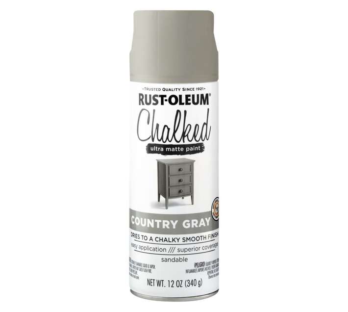 Rust-Oleum Spray Paint Chalked Ultra Matte - Country Gray (340g)