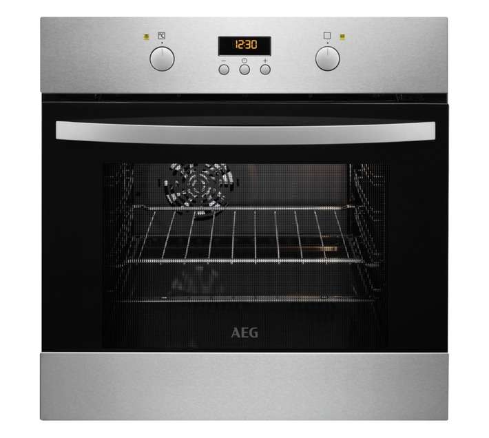 AEG Electric Oven (560 x 594 x 590mm) Silver BOB35702XV