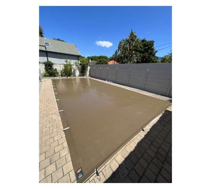 PowerPlastics Solid Safety Pool Cover - Brown (5 x 3m)