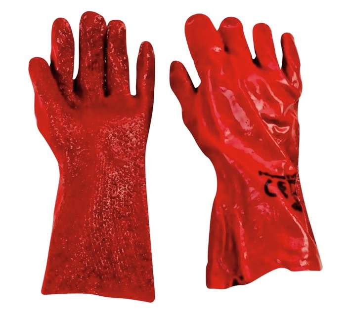 Evrigard PVC Heavy Duty Elbow Rough Palm Gloves