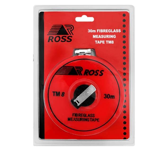 Ross F7715 TM8 Fibreglass Measuring Tape (30m)
