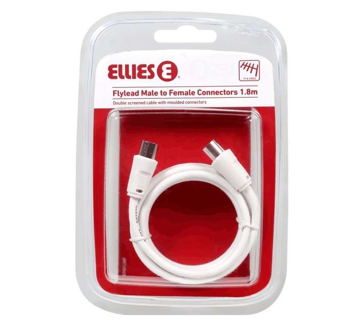 Ellies Electronics BPAFLMF Male To Female Coaxial Cable (2000mm)
