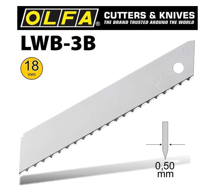 Olfa BLA LWB-3B Insulation Blade for 18mm Utility Knives