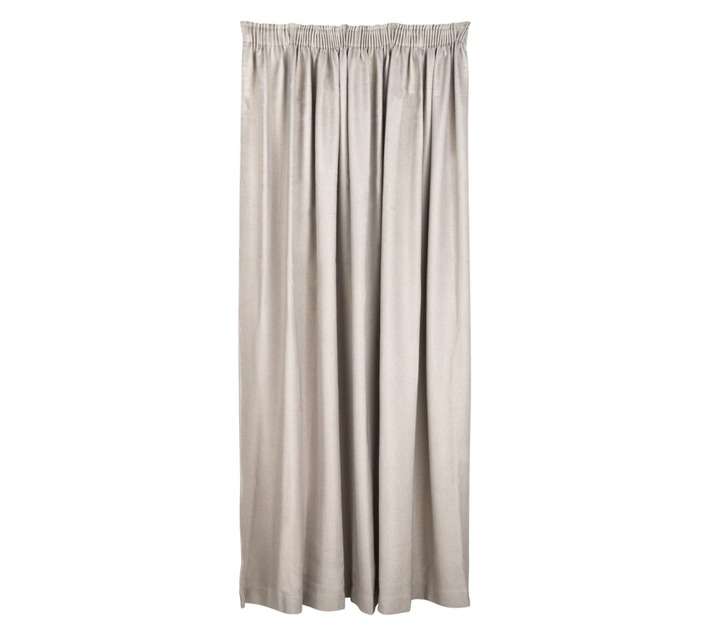 Design House Jacquard Taped Curtain - Natural (2600 x 2500mm)