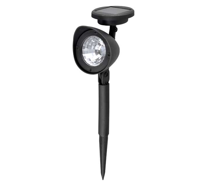 Solar Flair LED Solar Stake Lights - Black