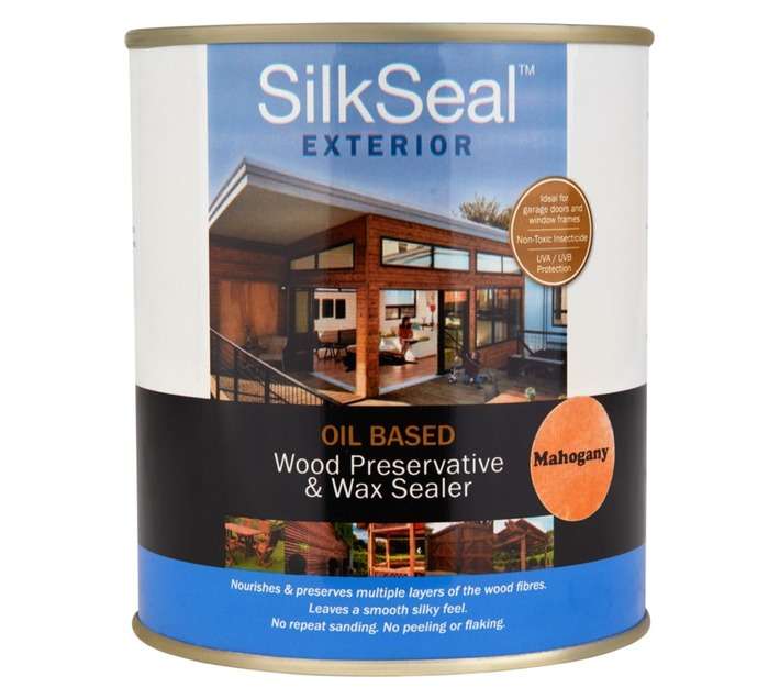 Silkseal Wood Preservative - Mahogany (1L)