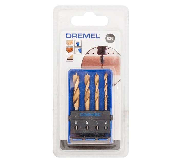 Dremel 636 Wood Drill Bit (4 Pack)