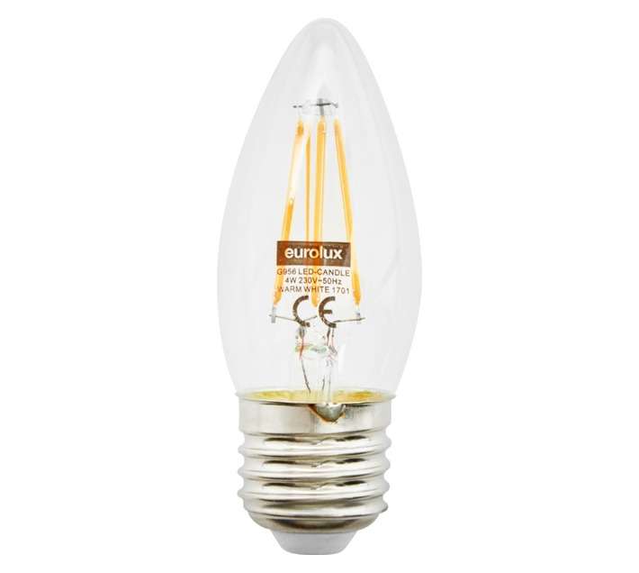 Eurolux E27 Filament Candle LED Globe (4w)
