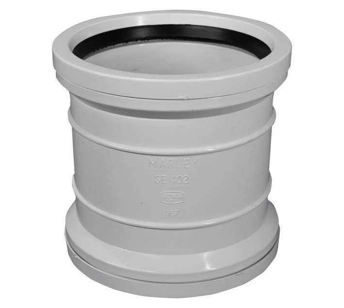Marley Pipes PVC Soil and Vent Kimberley Socket (110mm)