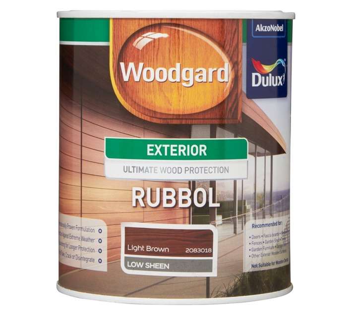 Dulux Woodgard Rubbol Varnish - Light Brown (1L)