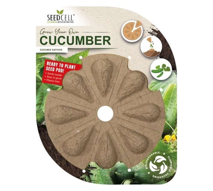 Seedcell Cucumber Seed Pods (8 Pack)