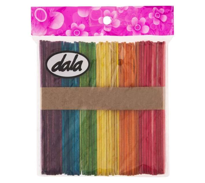 Dala Sucker Stick Craft Decorations - Assorted (50 Piece)
