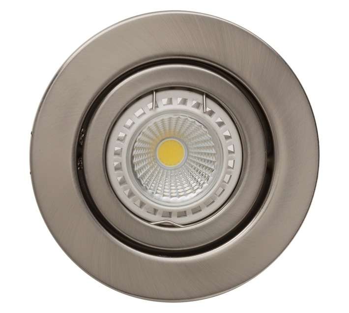 Eurolux Tilt Downlight - Satin Chrome (50W)