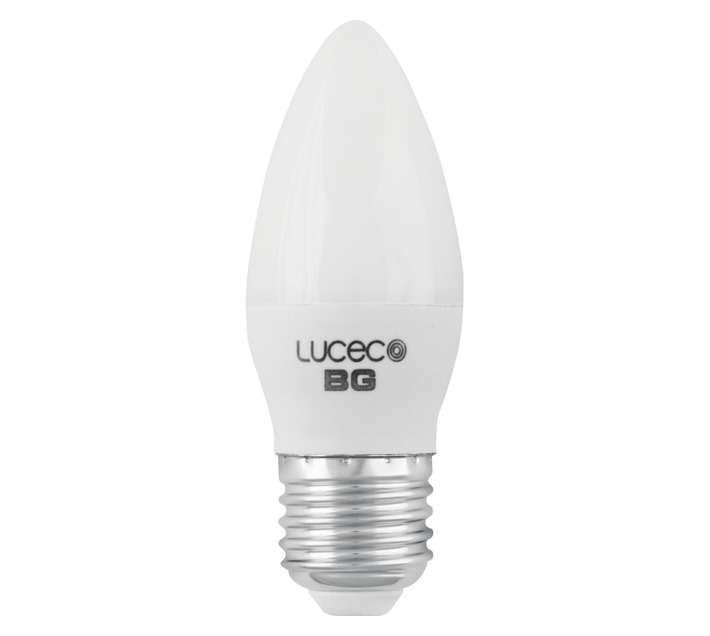 Luceco 2 x E27 LED Candle Globe - Warm White (3w)