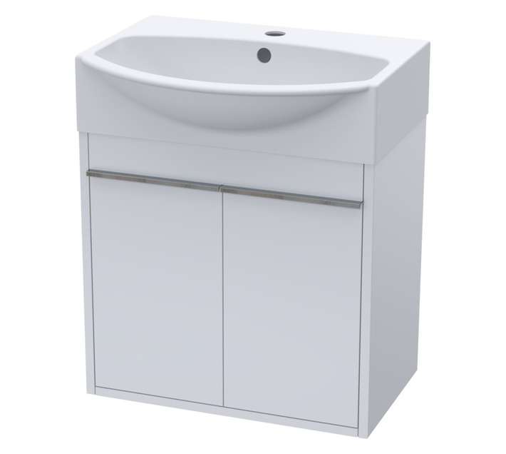 Luximo Design Wall Mount Lea Vanity Basin - White (500mm)