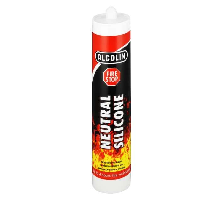 Alcolin Fire Stop Neutral Silicone - Grey (300ml)