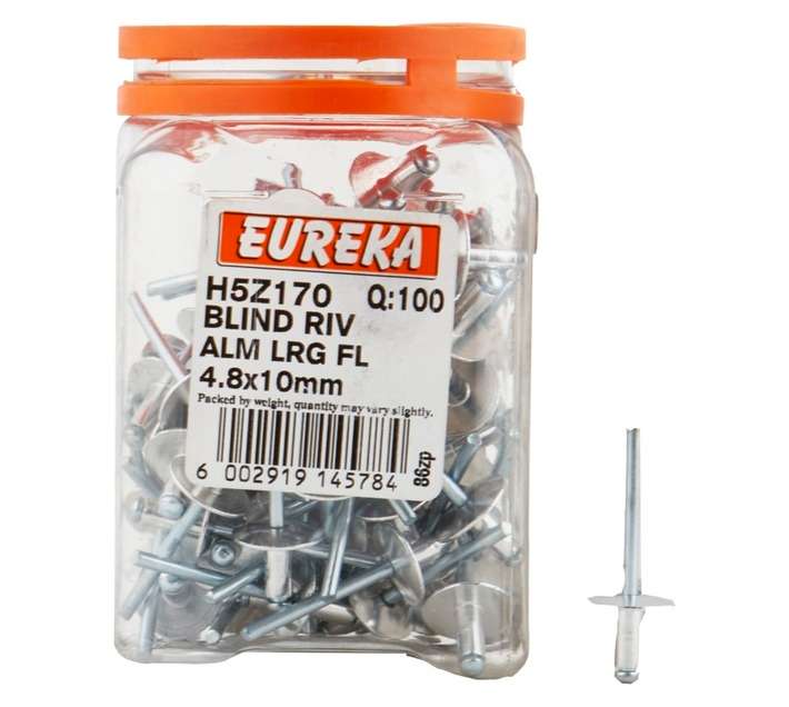 Eureka Large Flange Blind Rivet (4.8 x 10mm)