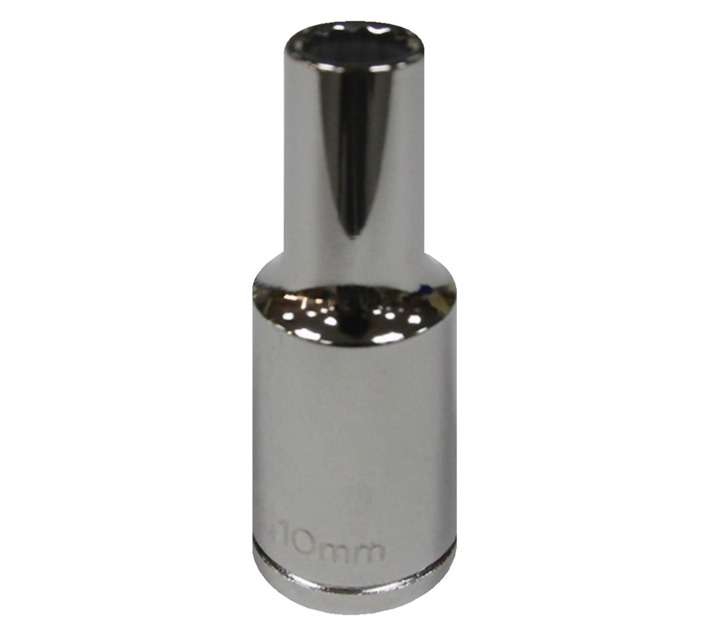 Mastercraft D/Wall Socket 1/2 Inch Dr 12 Pt - Chrome (10mm)