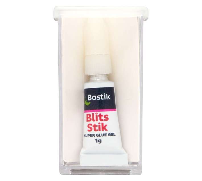 Bostik 4 x Mini Blits Super Glue - Clear (1g)