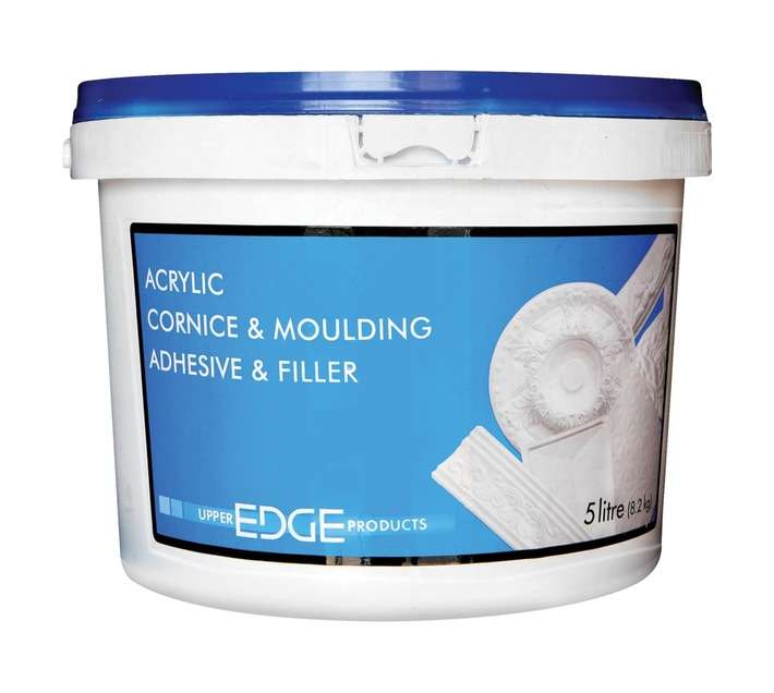 Upper Edge Acrylic Cornice and Moulding Adhesive and Filler (5L)