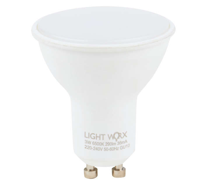 Lightworx LED GU10 3w - Cool White