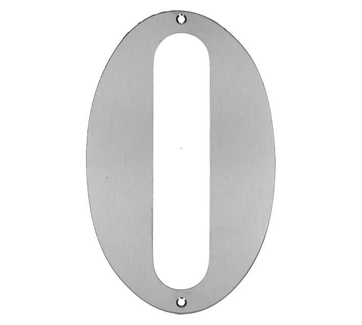 Dortello Stainless Steel Numeral 0 (175mm)