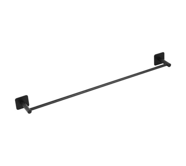 3M B6445-4 Bathroom Basics Single Towel Rail - Black (600mm)