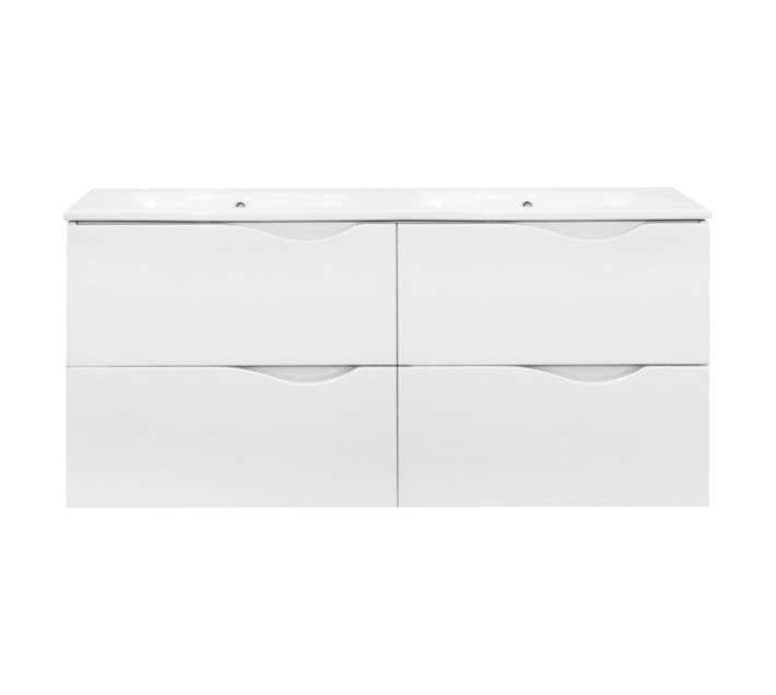 Lusso Wall Mount Classico Vanity Cabinet - White (1200mm)