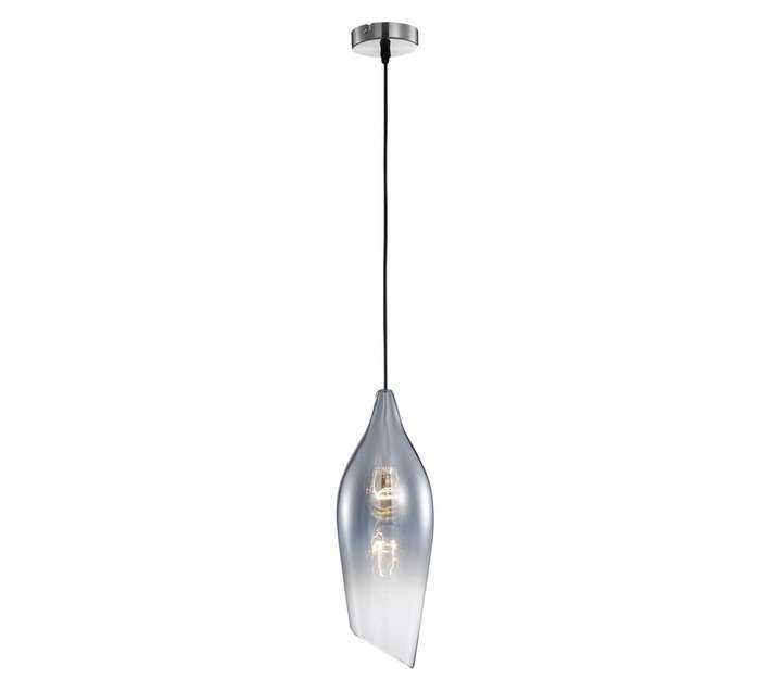 Bright Star Lighting Small Smoke Glass Pendant (60W)