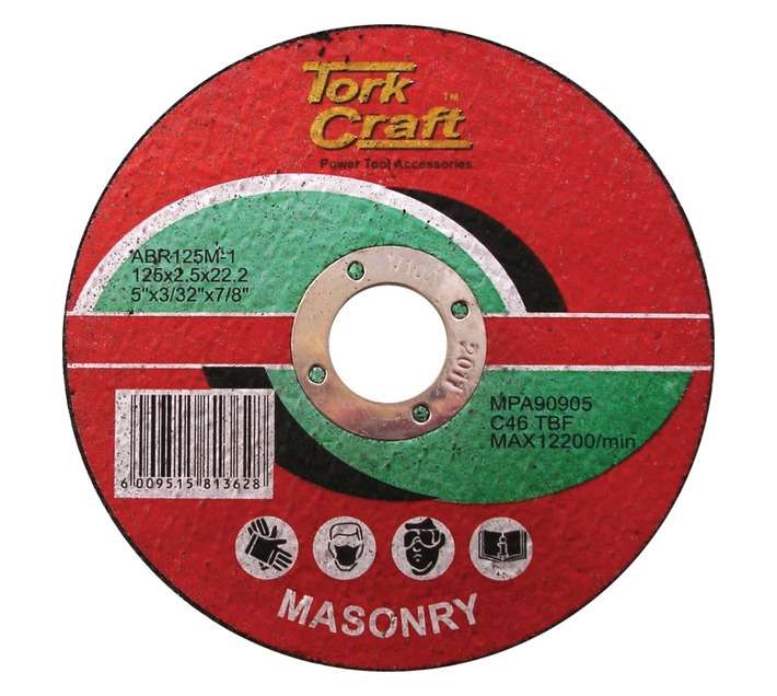 Tork Craft Masonry Cutting Disc (125 x 2.5mm)