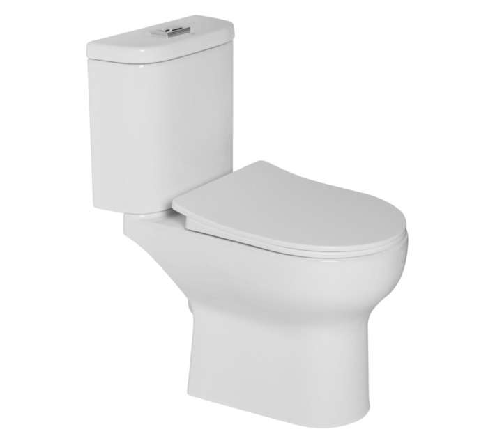 Solo Sanitary Ware Maldives Close Couple Toilet Suite - White