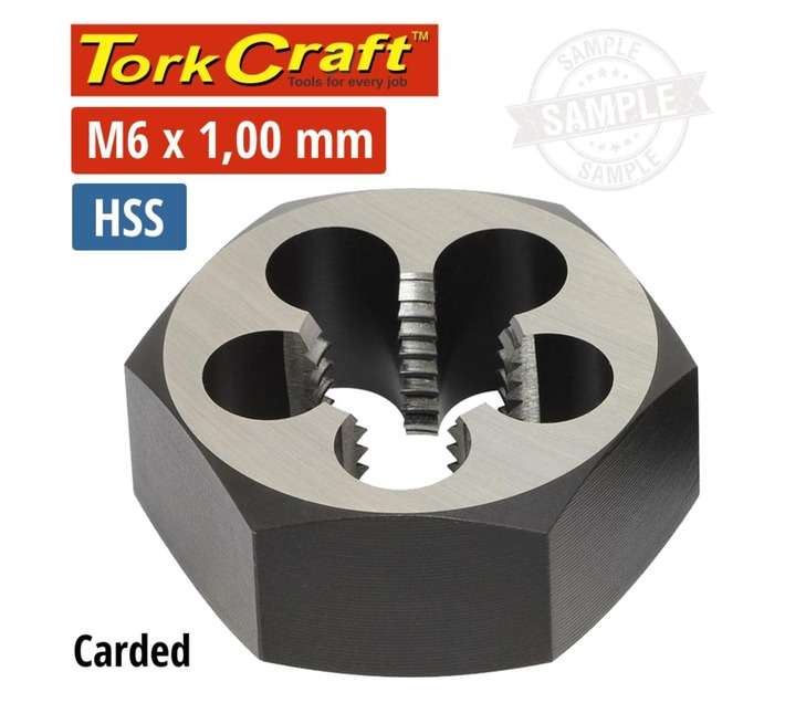Tork Craft NR3060C HSS Hex Die Cutter (6 x 1mm)