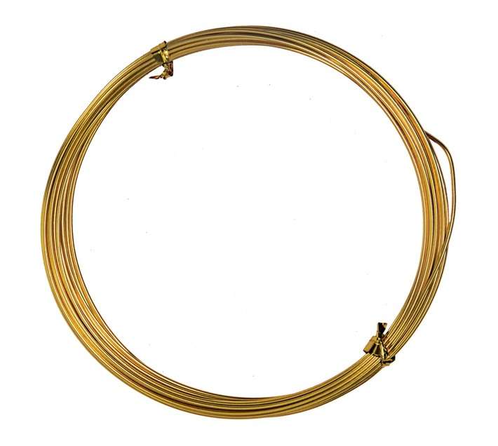 Dala Metallic Craft Wire - Gold (5000mm)