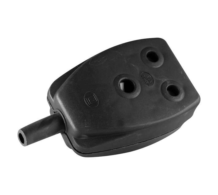 Janus Coupler Double PVC - Black