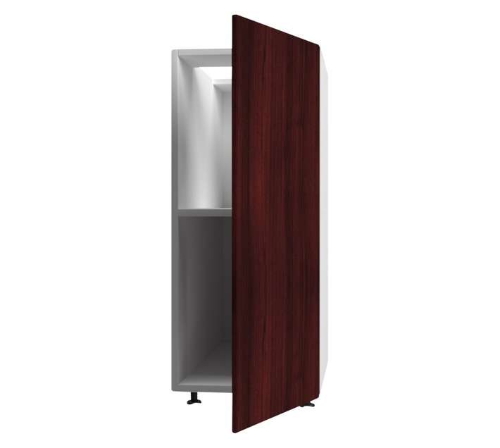 Home and Kitchen Base Unit Melamine Cabinet - Mahogany (300mm)