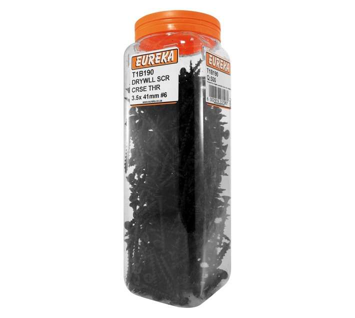 Eureka 500 x Coarse Drywall Screws (3.5 x 41mm)