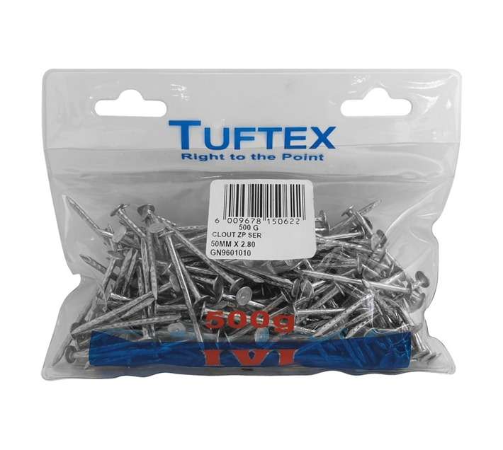 Tuftex GN9601010 Clout Nails (50 x 2.8mm)