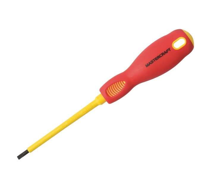 Mastercraft Insulated Flat Screwdriver 4 x 100mm