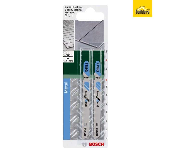 Bosch 2 x Wood T-Shank Jigsaw Blade