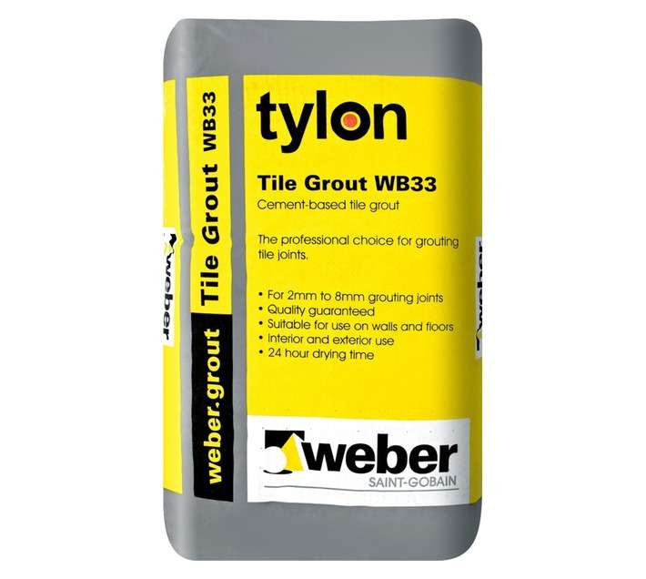 WEBER-TYLON WB33 Tile Grout - White (20kg)