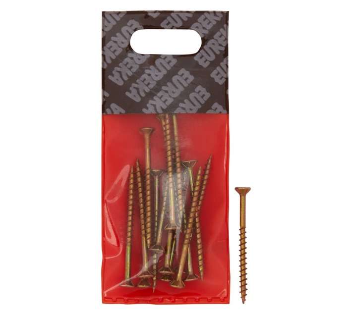 Eureka 1GD70U 3.5 x 50mm Chipboard Smooth Shank - Yellow (16 Pack)