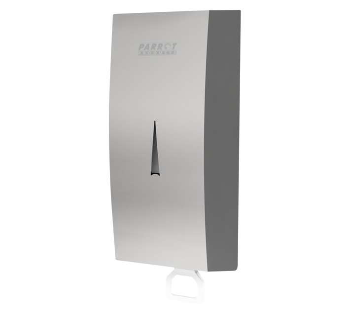 Parrot Janitorial Wall Mounted Manual Gel/Soap Dispenser - Silver (1L)