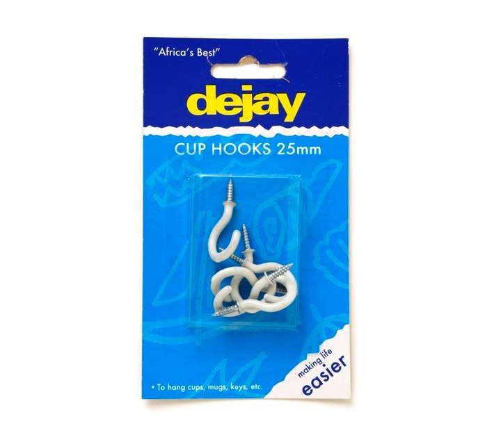 Dejay Cup Hooks - White (25mm)