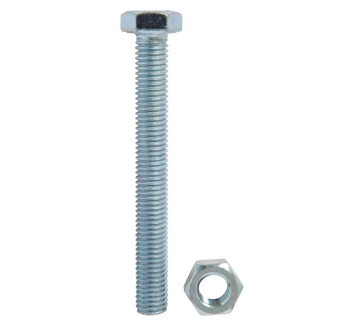 BP-SETN12100-4 4 x Hex Bolts and Nuts Set (12 x 100mm)