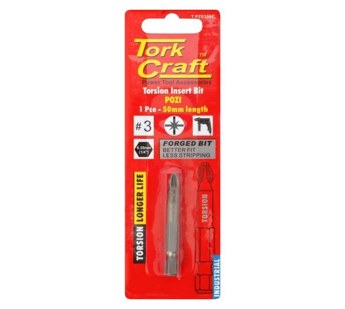 Tork Craft No.3 Pozidrive Screwdriver Bit